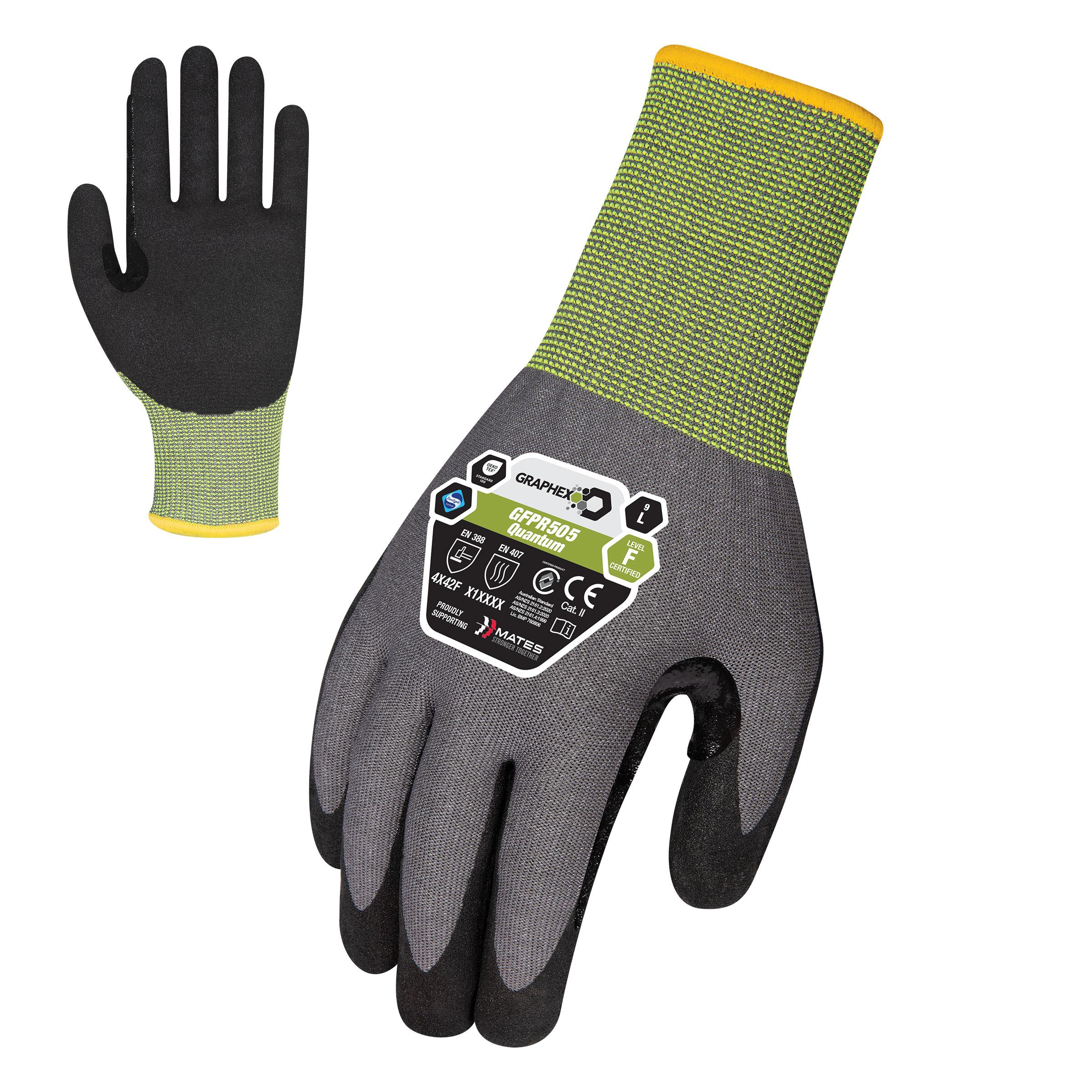 Force360 Graphex Precision Gloves FPR400 Cut 5/D Graphene Fibre Tech AS/NZS 
